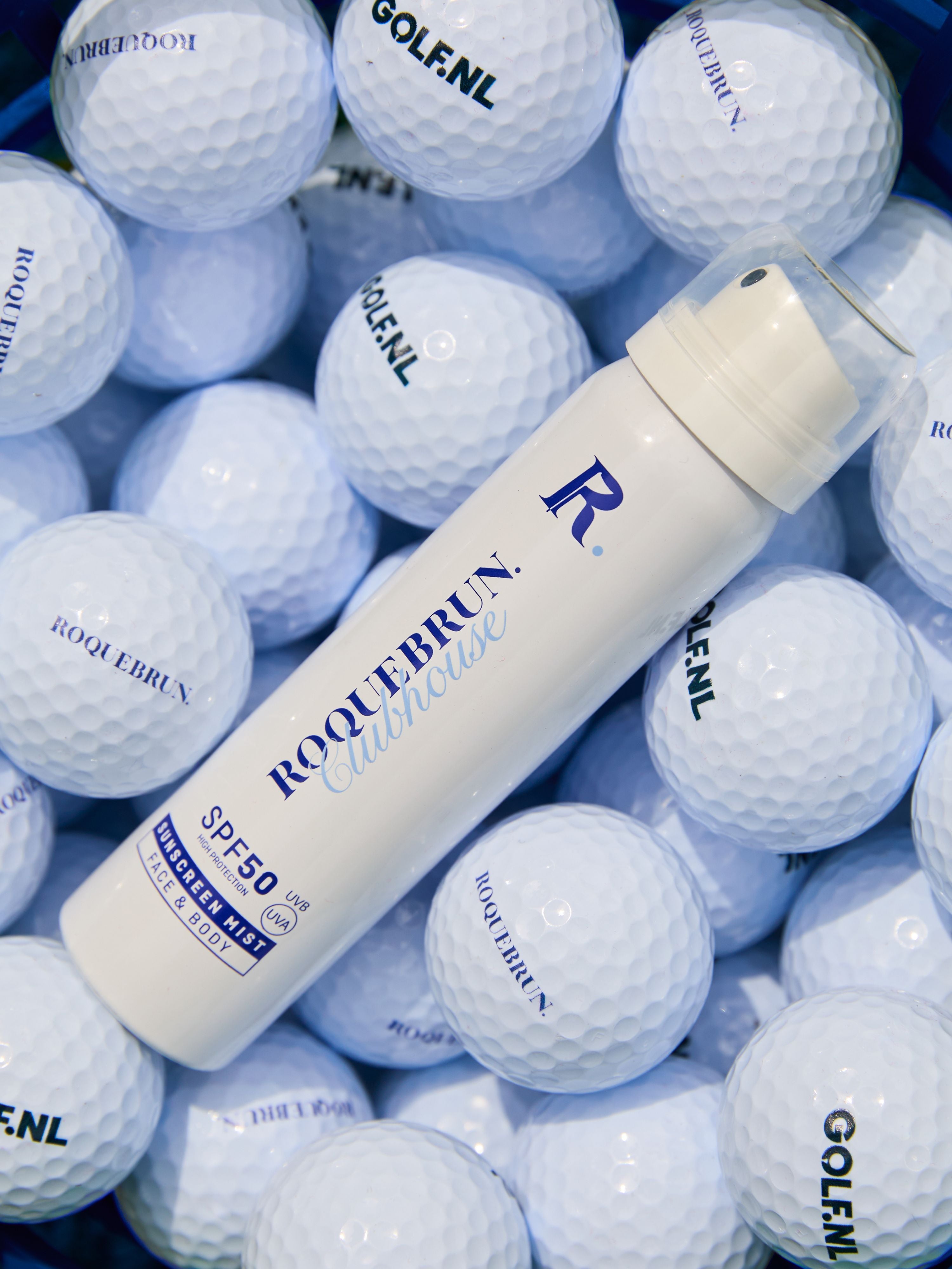 GOLF x ROQUEBRUN. gezichtsspray SPF50