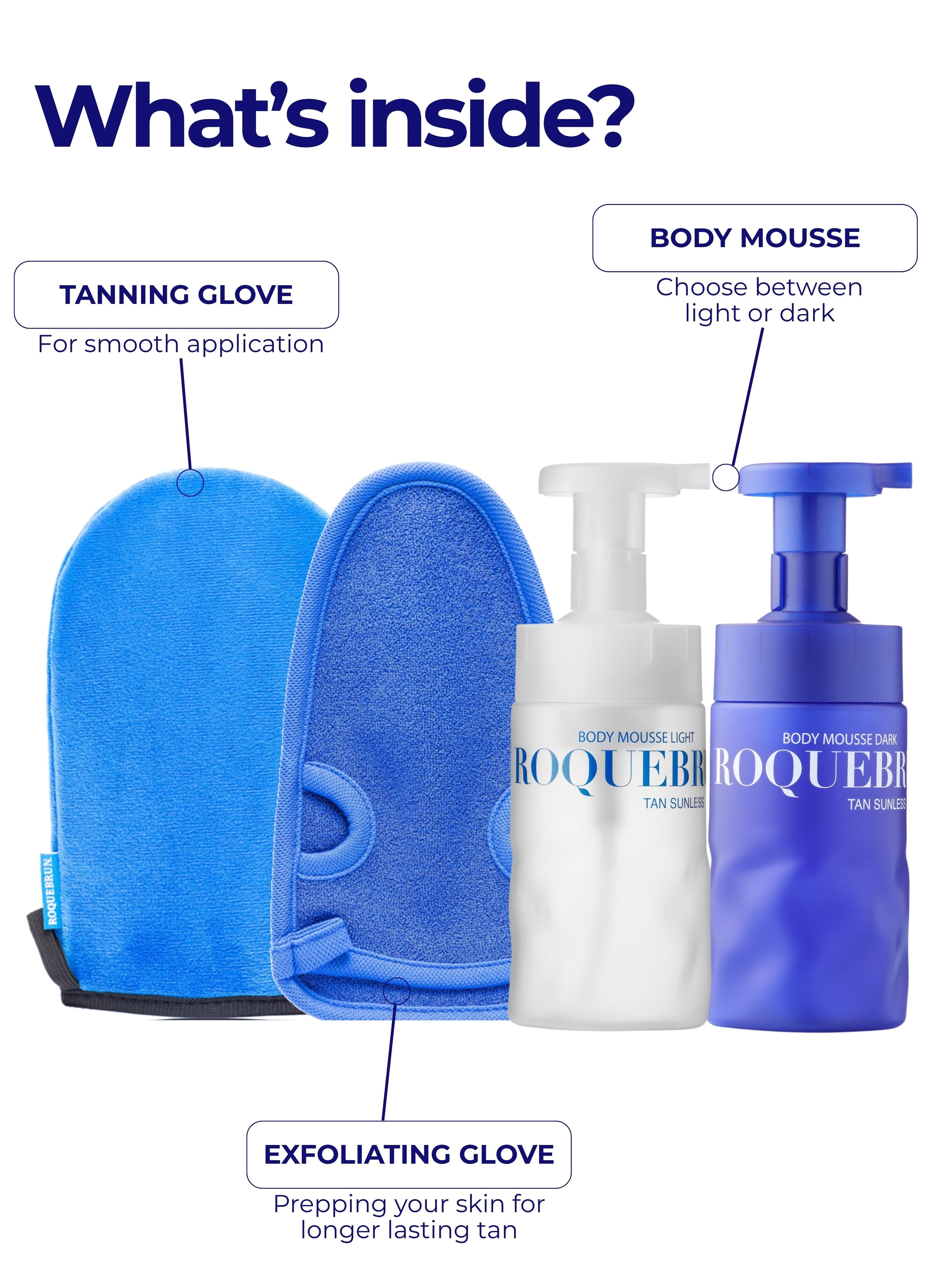 SET: BODY MOUSSE & GLOVES