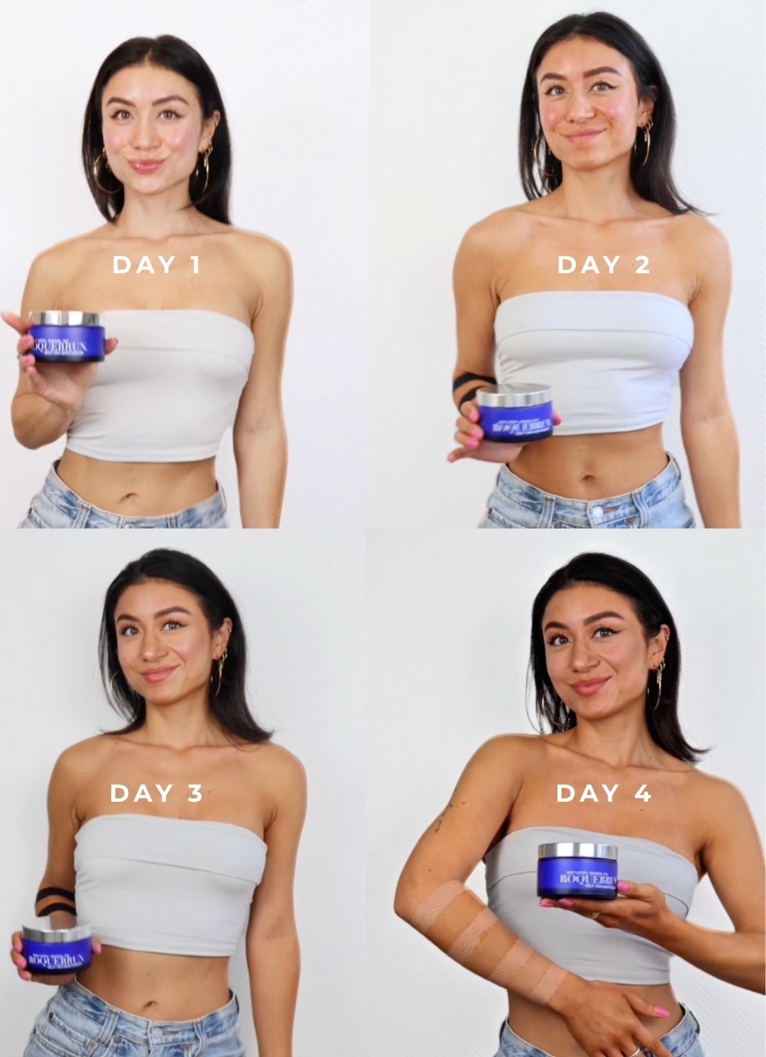 FESTIVE: TAN OUT OF TEN: gradual tan mini's