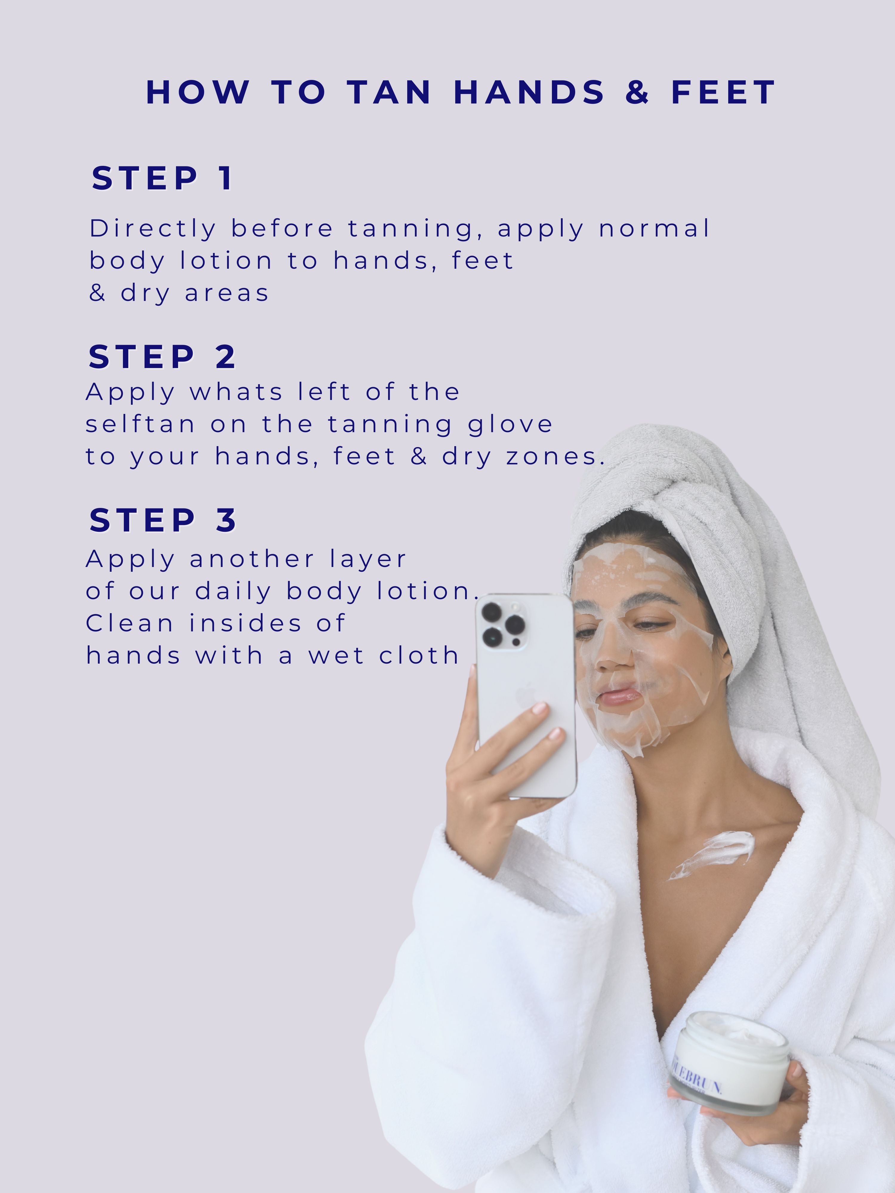 TAN OUT OF TEN: gradual tan mini's