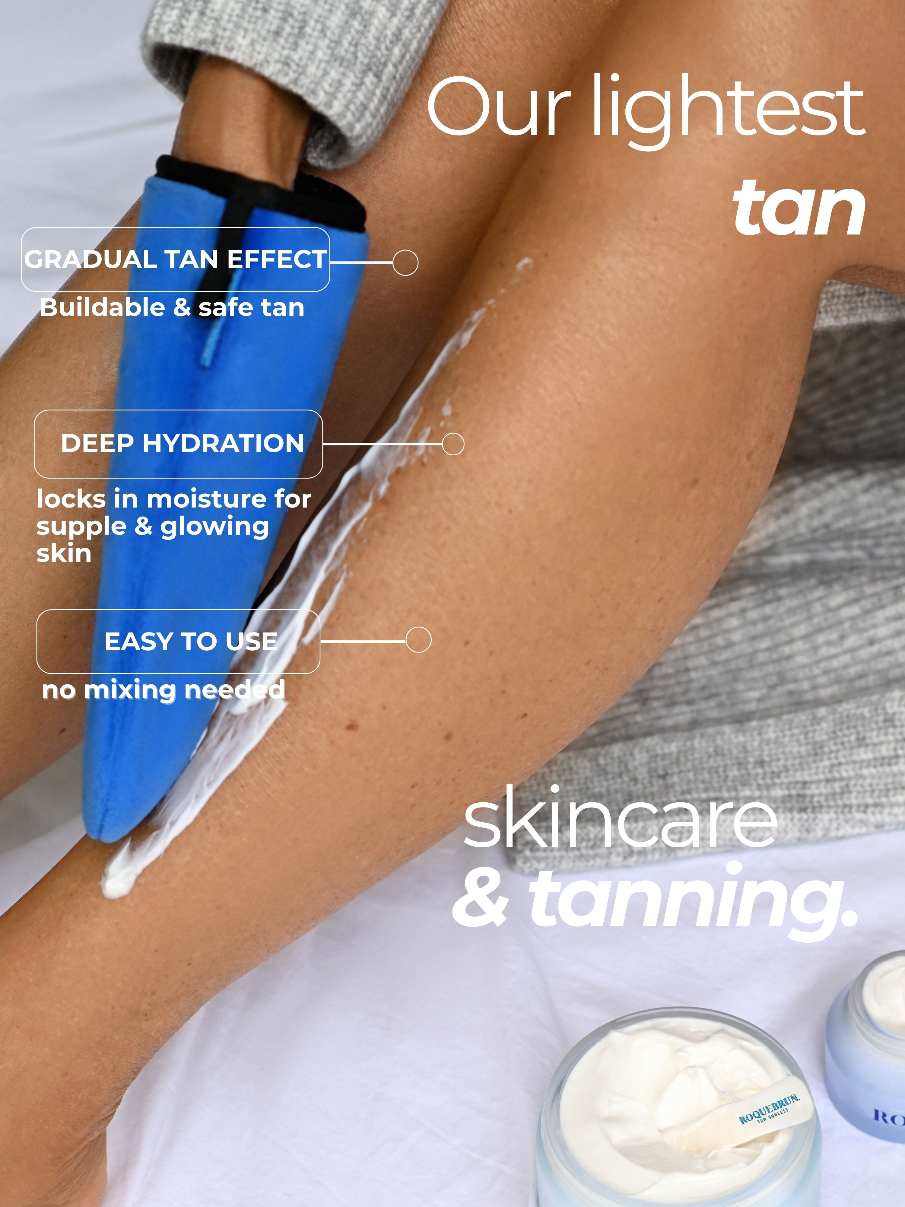TAN OUT OF TEN: gradual tan mini's