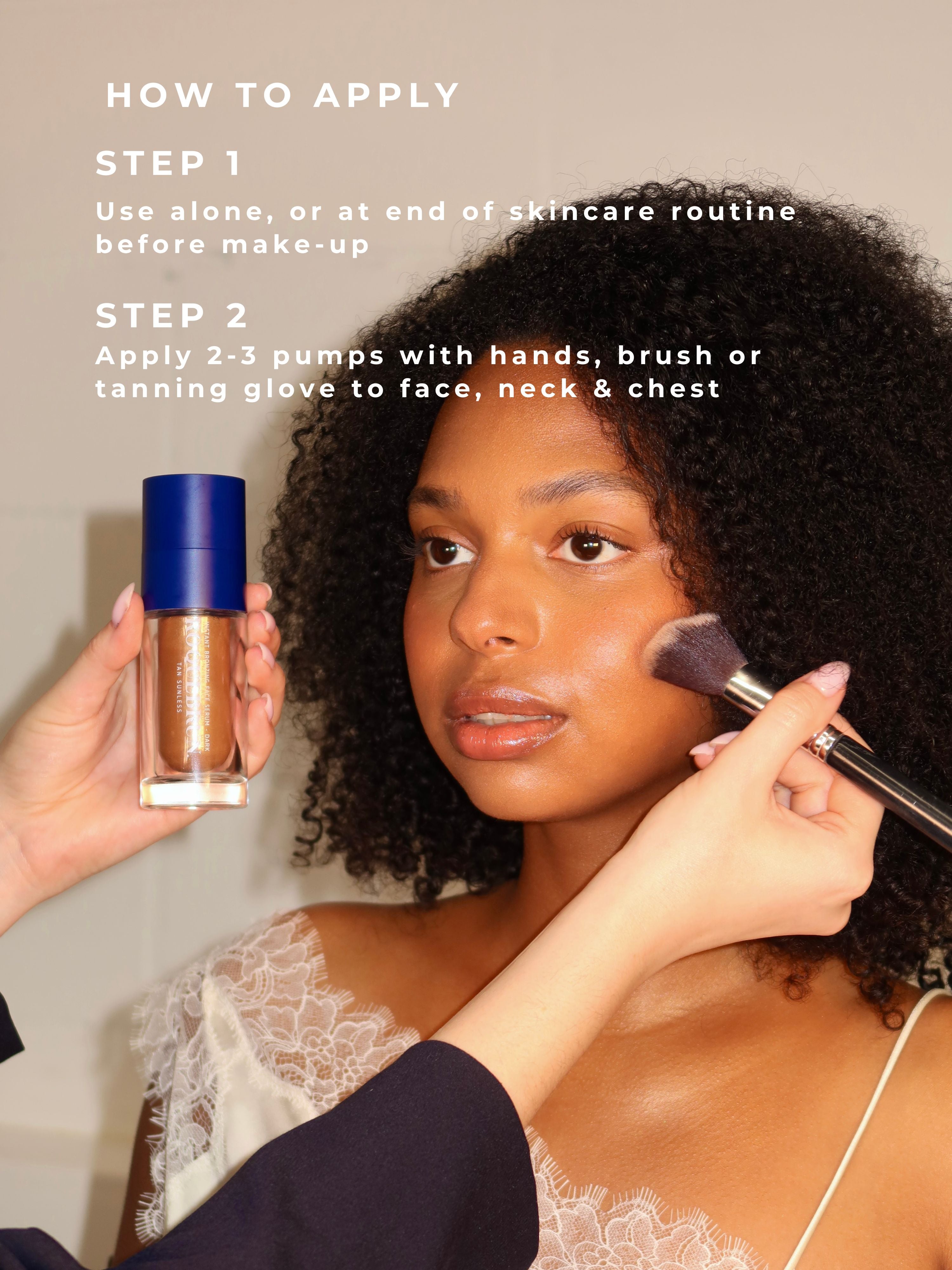 Sofort Bräunendes Gesichtsserum