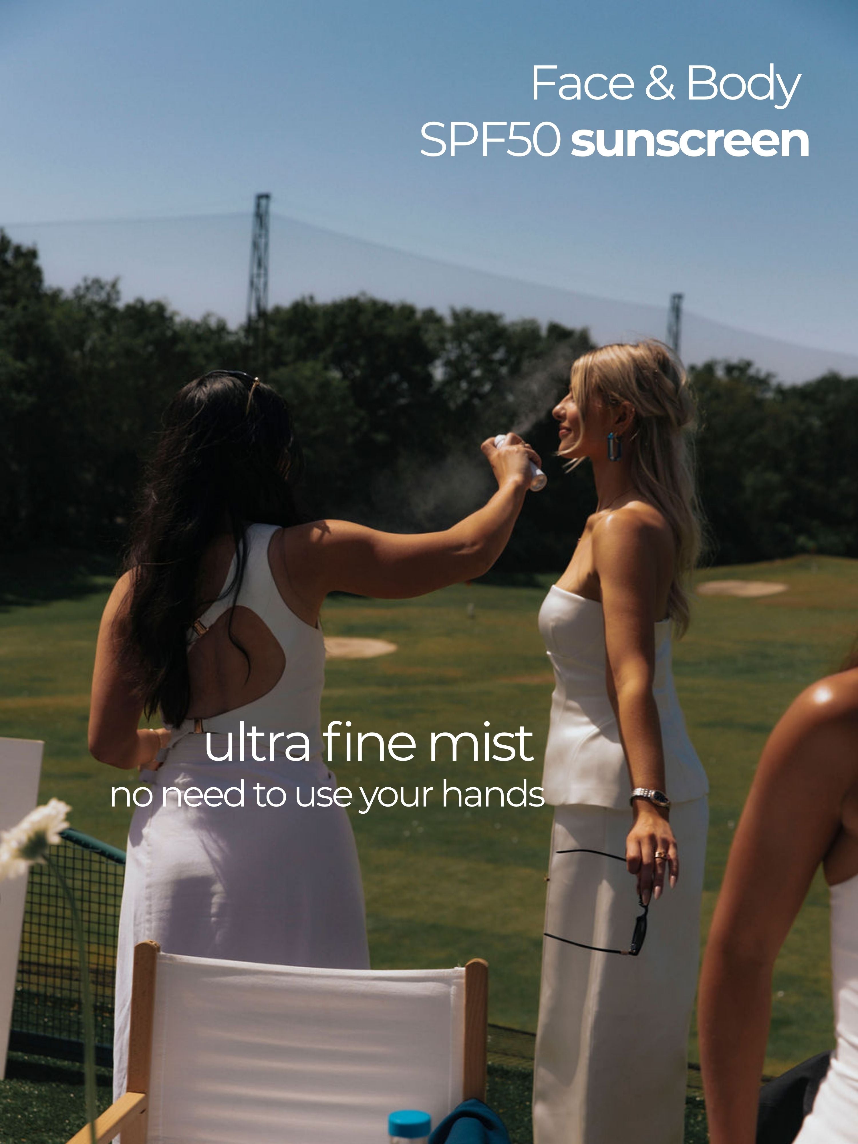 GOLF x ROQUEBRUN. face mist SPF50