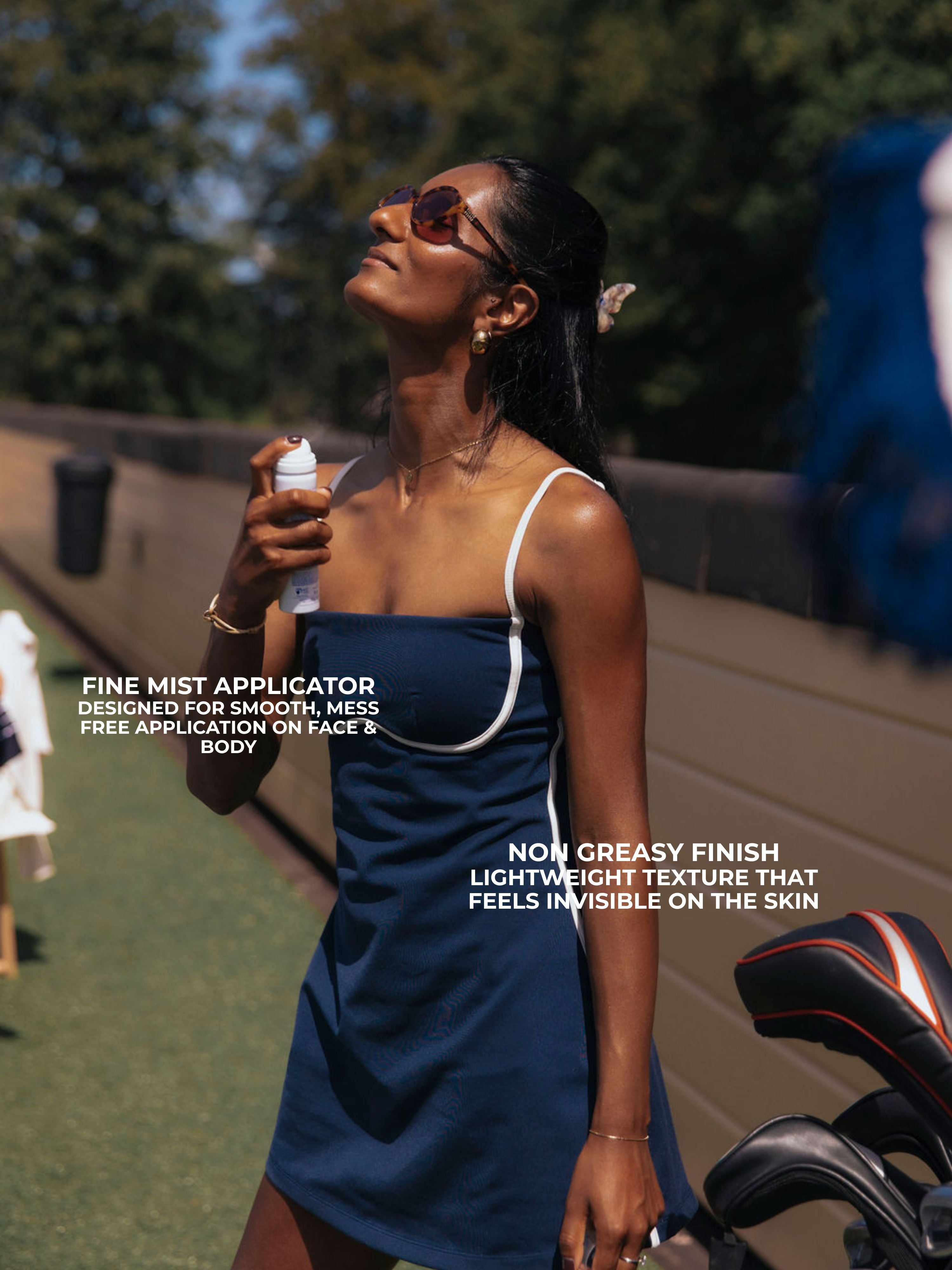 GOLF x ROQUEBRUN. face mist SPF50