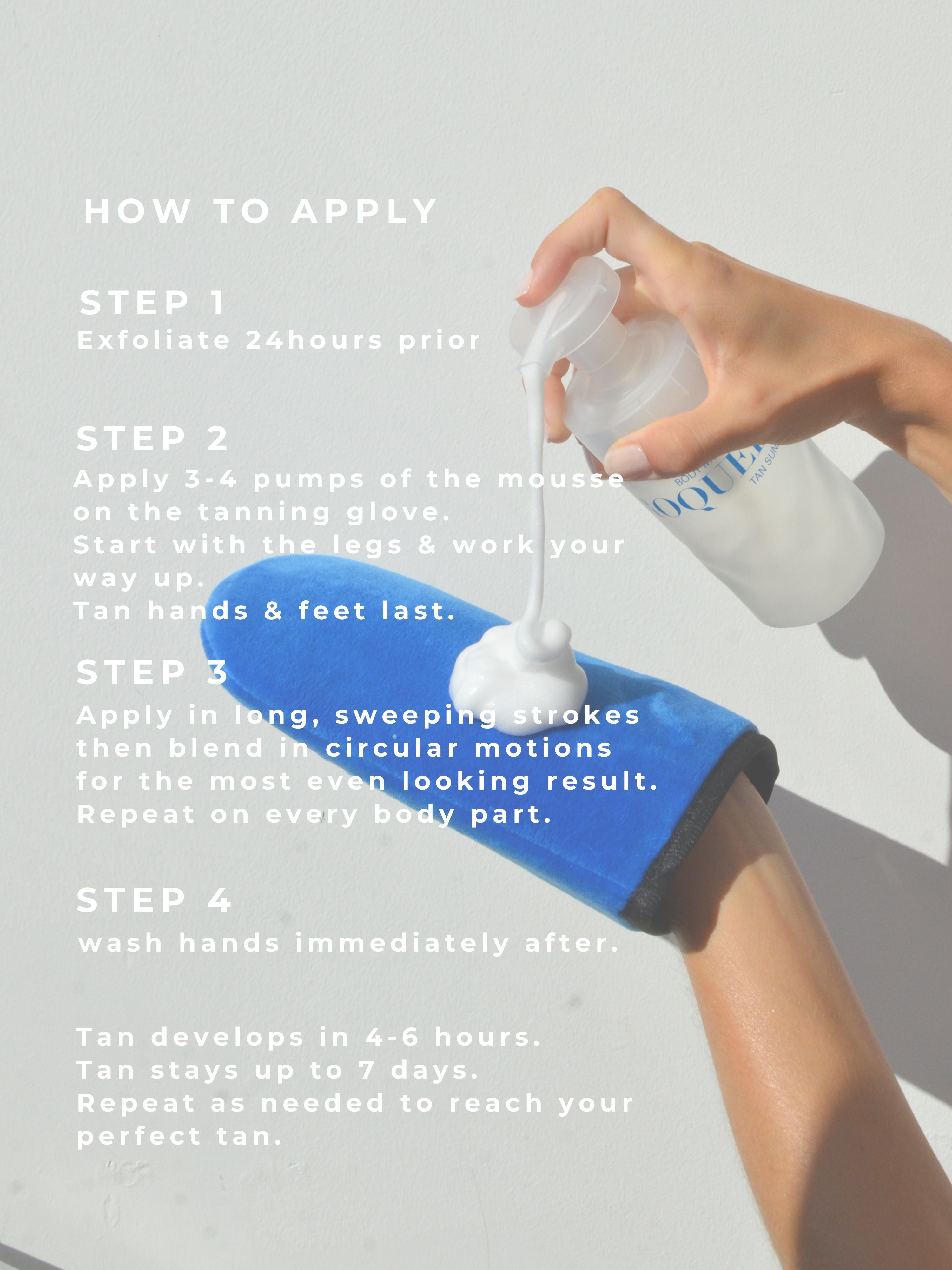 SET: BODY MOUSSE & GLOVES